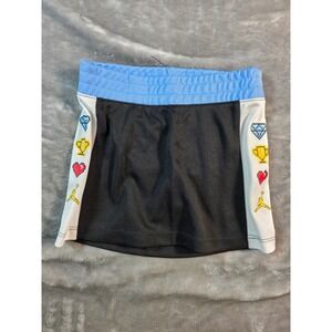 Jordan Skort Toddler 3T Black Blue Pixel Graphic Mesh Athletic NWOT